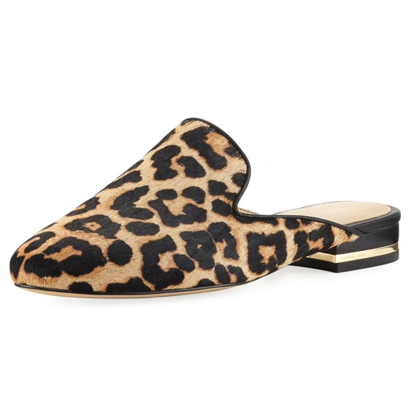 🐆 Michael Kors, Natasha Cheetah-Print Calf-Hair Slide Mules - Picture 6 of 16